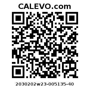 Calevo.com Preisschild 2030202w23-005135-40