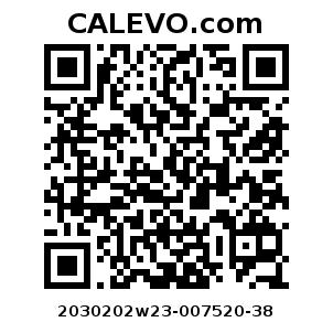 Calevo.com Preisschild 2030202w23-007520-38