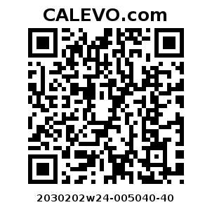 Calevo.com Preisschild 2030202w24-005040-40