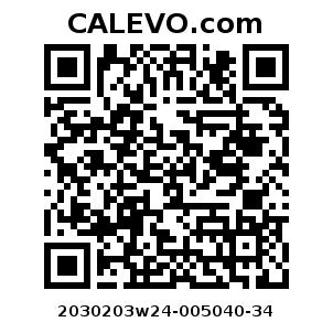 Calevo.com Preisschild 2030203w24-005040-34