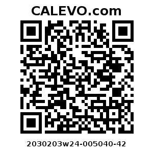 Calevo.com Preisschild 2030203w24-005040-42