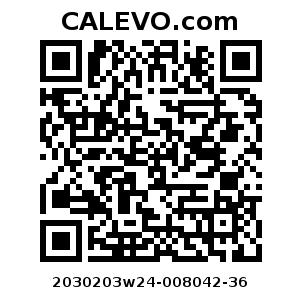 Calevo.com Preisschild 2030203w24-008042-36