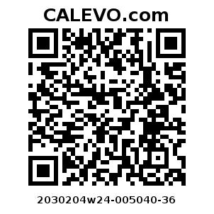 Calevo.com Preisschild 2030204w24-005040-36