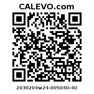 Calevo.com Preisschild 2030204w24-005040-40