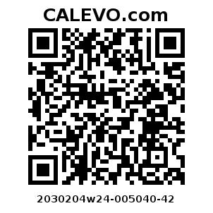 Calevo.com Preisschild 2030204w24-005040-42