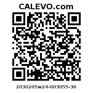 Calevo.com Preisschild 2030205w24-003055-36