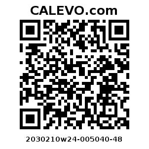 Calevo.com Preisschild 2030210w24-005040-48