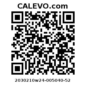 Calevo.com Preisschild 2030210w24-005040-52