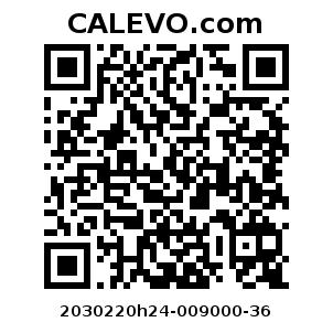 Calevo.com Preisschild 2030220h24-009000-36