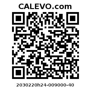 Calevo.com Preisschild 2030220h24-009000-40