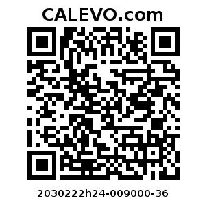 Calevo.com Preisschild 2030222h24-009000-36