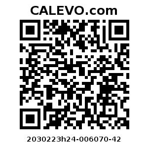 Calevo.com Preisschild 2030223h24-006070-42