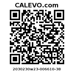 Calevo.com Preisschild 2030230w23-006610-38