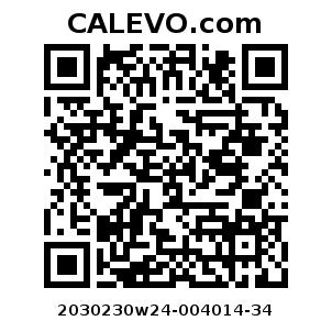 Calevo.com Preisschild 2030230w24-004014-34