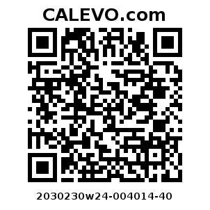 Calevo.com Preisschild 2030230w24-004014-40