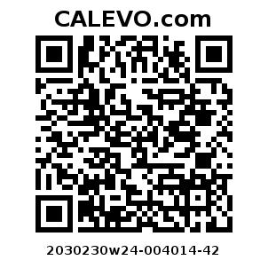 Calevo.com Preisschild 2030230w24-004014-42