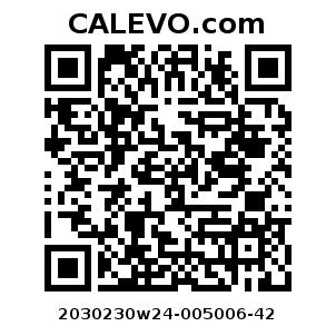 Calevo.com Preisschild 2030230w24-005006-42