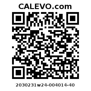 Calevo.com Preisschild 2030231w24-004014-40