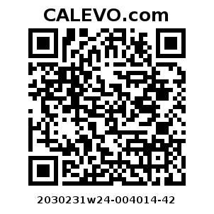 Calevo.com Preisschild 2030231w24-004014-42