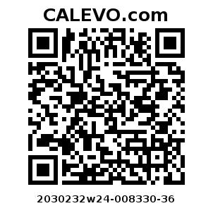 Calevo.com Preisschild 2030232w24-008330-36