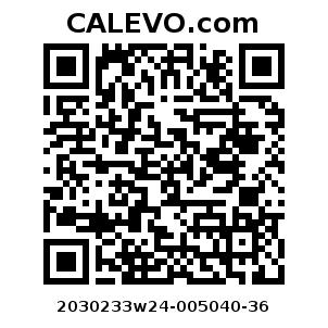 Calevo.com Preisschild 2030233w24-005040-36