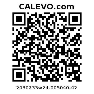 Calevo.com Preisschild 2030233w24-005040-42