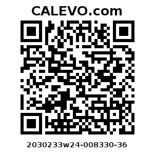 Calevo.com Preisschild 2030233w24-008330-36