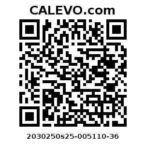 Calevo.com Preisschild 2030250s25-005110-36