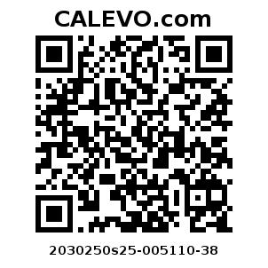 Calevo.com Preisschild 2030250s25-005110-38