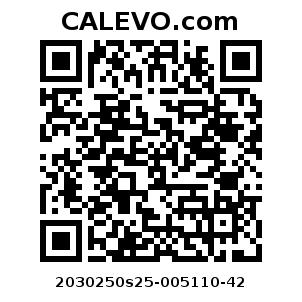 Calevo.com Preisschild 2030250s25-005110-42