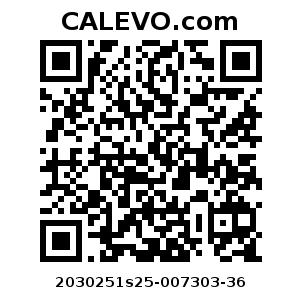 Calevo.com Preisschild 2030251s25-007303-36