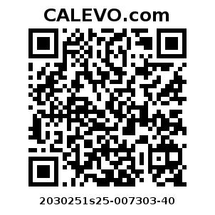 Calevo.com Preisschild 2030251s25-007303-40