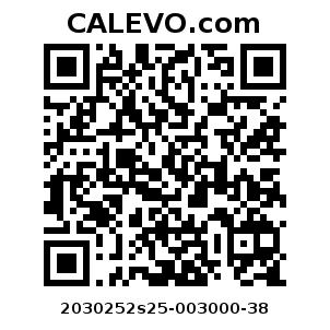 Calevo.com Preisschild 2030252s25-003000-38