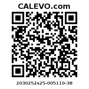 Calevo.com Preisschild 2030252s25-005110-38