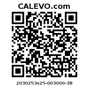 Calevo.com Preisschild 2030253s25-003000-38