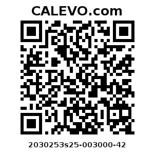 Calevo.com Preisschild 2030253s25-003000-42