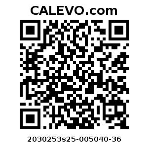 Calevo.com Preisschild 2030253s25-005040-36