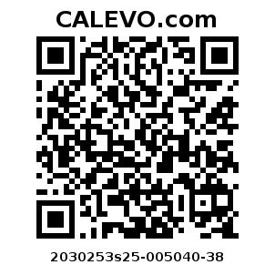 Calevo.com Preisschild 2030253s25-005040-38