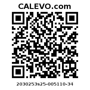 Calevo.com Preisschild 2030253s25-005110-34