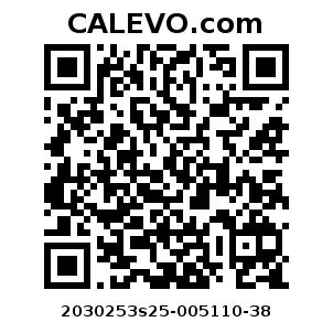 Calevo.com Preisschild 2030253s25-005110-38