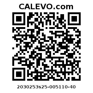 Calevo.com Preisschild 2030253s25-005110-40