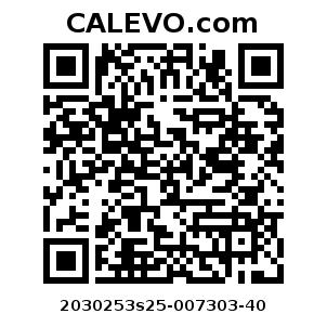 Calevo.com Preisschild 2030253s25-007303-40