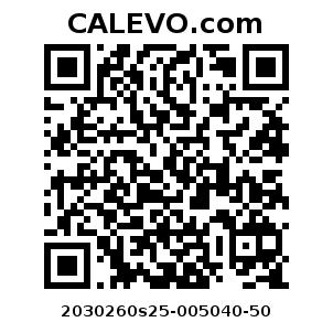 Calevo.com Preisschild 2030260s25-005040-50