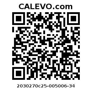 Calevo.com Preisschild 2030270c25-005006-34