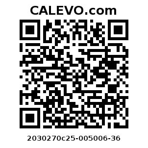 Calevo.com Preisschild 2030270c25-005006-36