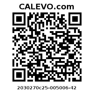 Calevo.com Preisschild 2030270c25-005006-42