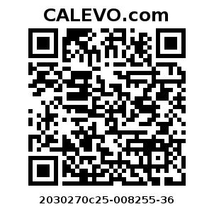 Calevo.com Preisschild 2030270c25-008255-36