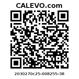 Calevo.com Preisschild 2030270c25-008255-38