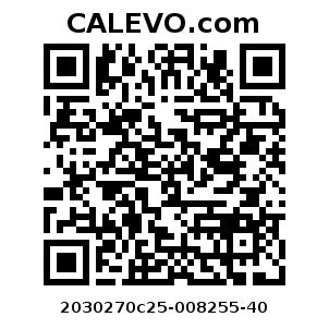 Calevo.com Preisschild 2030270c25-008255-40