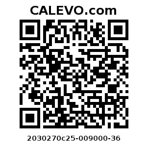 Calevo.com Preisschild 2030270c25-009000-36